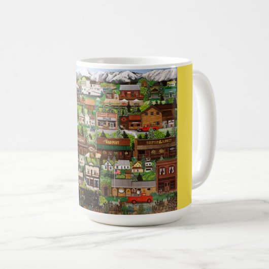 Tasse de café de Sumpter de courrier d'or d'Angies (Devant droit)
