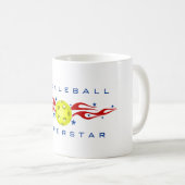 Tasse de café de superstar de Pickleball (Devant droit)