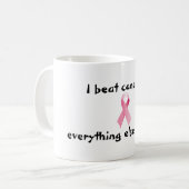Tasse de café de survivant de cancer du sein (Devant gauche)