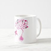 Tasse de café de survivant de cancer du sein (Devant droit)