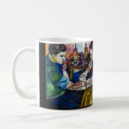Tasse de café de tatouage (Gauche)