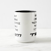 Tasse de café de TBM - drôle (Centre)