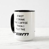 Tasse de café de TBM - drôle (Devant gauche)