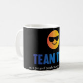 Tasse de café de technologie d'équipe (Devant gauche)