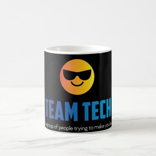 Tasse de café de technologie d'équipe (Centre)