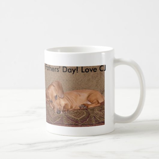 Tasse de café de teckel (Droite)