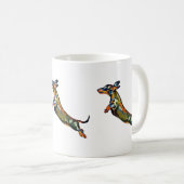 Tasse de café de teckel d'air (Devant droit)