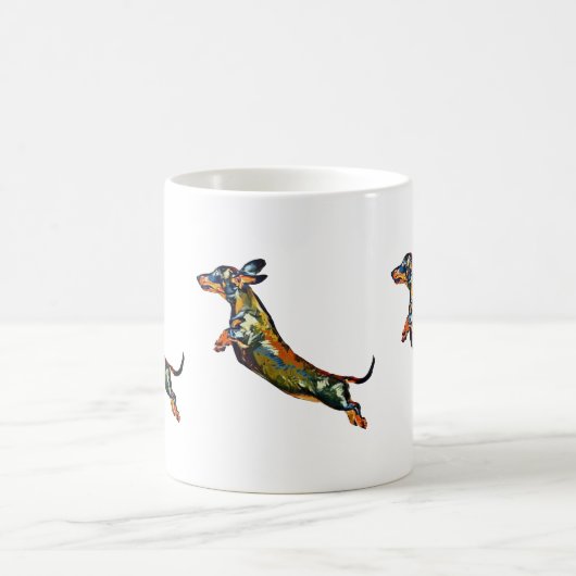 Tasse de café de teckel d'air (Centre)