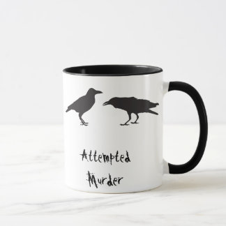 Tasse de café de tentative de meurtre