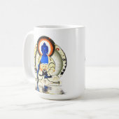 Tasse de café de thé de Bouddha de médecine (Devant gauche)