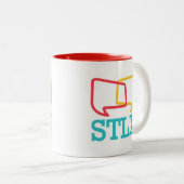 Tasse de café de ton de STLX deux (Devant droit)