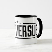 Tasse de café de ton du logo deux (Devant droit)