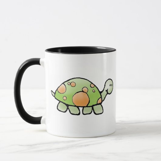 Tasse de café de tortue - sonnerie personnalisable (Gauche)