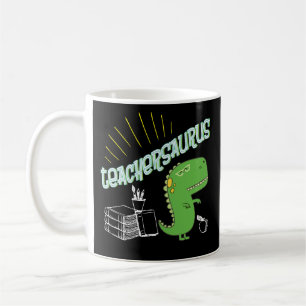 Tasse de café de TRex de professeur de dinosaure