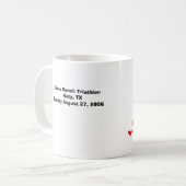 Tasse de café de TriathlonTeam (Devant gauche)