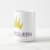 Tasse de café de #TRUEQUEEN de diadème (Centre)