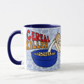 Tasse de café de tueur de céréale, carton fâché de (Gauche)