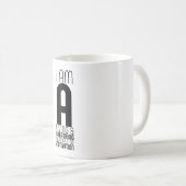 Tasse de café de typographie (Devant droit)