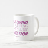 Tasse de café de typographie (Devant droit)