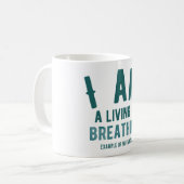 Tasse de café de typographie (Devant gauche)