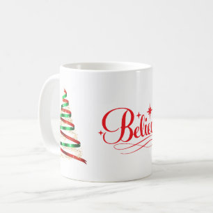 Tasse de café de vacances croyez