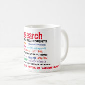 Tasse de café de vaccins de recherches (Devant droit)