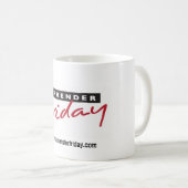 Tasse de café de vendredi de reddition/bière Stein (Devant droit)