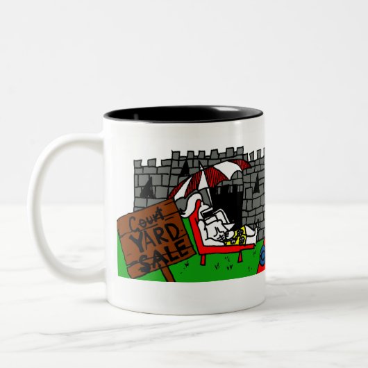 Tasse de café de vente de bric-à-brac de cour (Gauche)