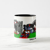 Tasse de café de vente de bric-à-brac de cour (Centre)