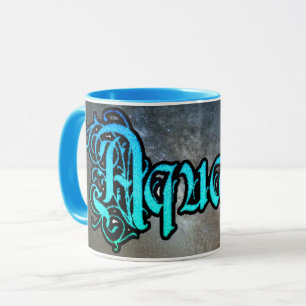 Tasse de café de Verseau de signe d'horoscope