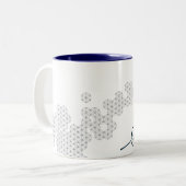 Tasse de café de vie de Saybrook "fleur" (Devant gauche)