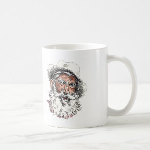 Tasse de café de vieil homme