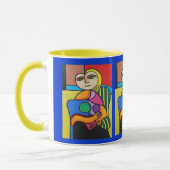 Tasse de café de visage de lune (Gauche)