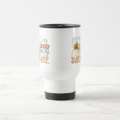 Tasse de café de voyage de soleil bonjour (Centre)