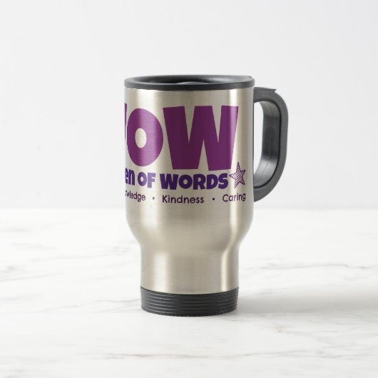 Tasse de café de voyage de wow (Devant droit)