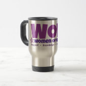 Tasse de café de voyage de wow (Devant gauche)