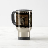 Tasse de café de voyage de zèbre (Devant gauche)