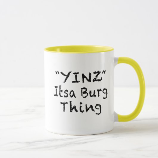 TASSE DE CAFÉ DE YINZ PITTSBURGH (Droite)