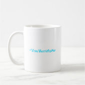 Tasse de café de #YouVerifyMe (Gauche)