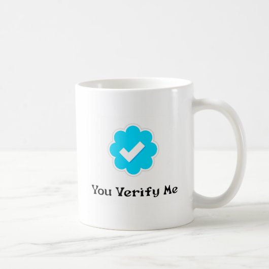 Tasse de café de #YouVerifyMe (Droite)