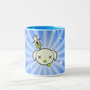 Tasse de café d'éclat de Poe - bleu