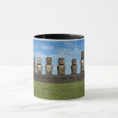 Tasse de café décorée d'un monogramme de Rapa Nui (Centre)