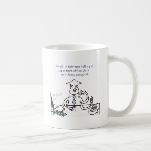 Tasse de café d'édition limitée de Squidman (Droite)