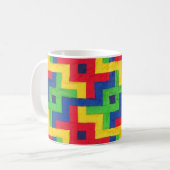 Tasse de café "d'édredon de patchwork" (Devant gauche)