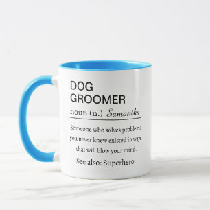 Tasse de café Définition de toiletteur de chien dr