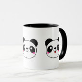 Tasse de café d'Emoji de panda (Devant droit)