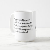 TASSE DE CAFÉ D'ÉNONCIATIONS DE COWBOY (Devant gauche)