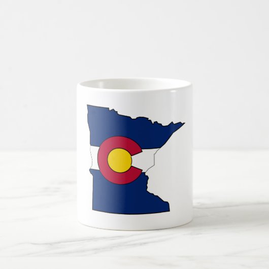 Tasse de café d'ensemble du Minnesota de drapeau (Centre)
