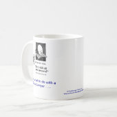Tasse de café d'entreprise morte d'avocat de (Devant gauche)