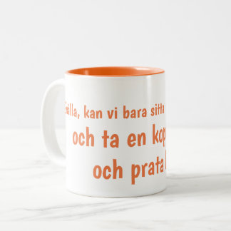 Tasse de café d'entretiens de paix